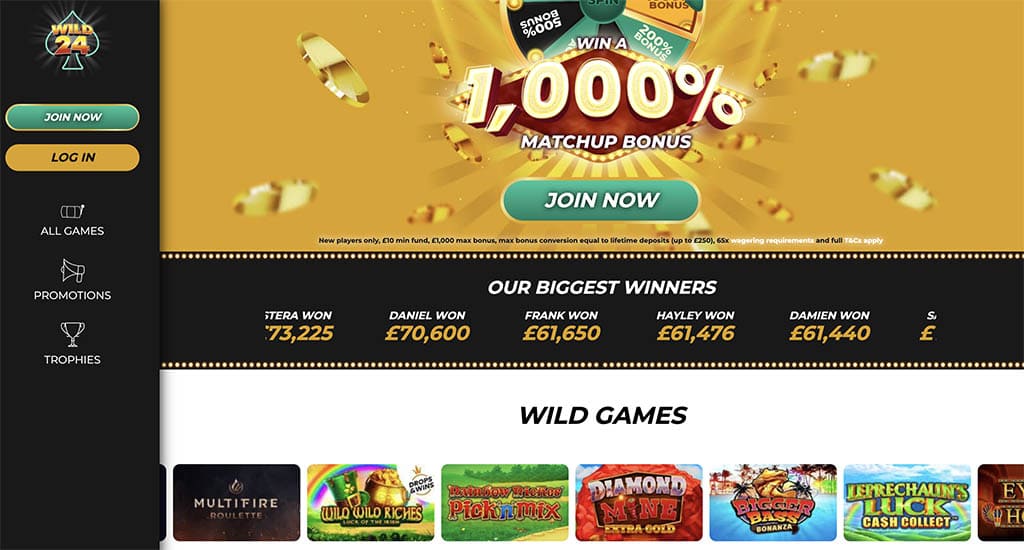 wild24 casino 2024